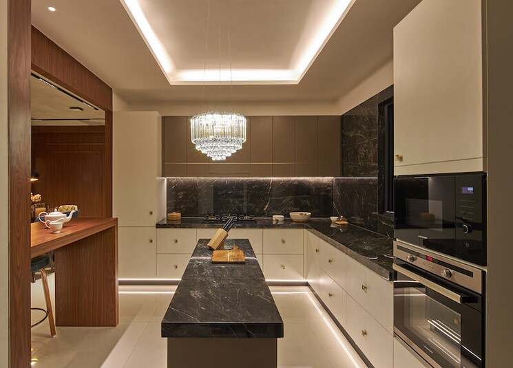 Kitchen, purva-atmosphere 3 Bedroom 1313 Sq.Ft. Apartment In Keshav Nagar Pune 9296184
