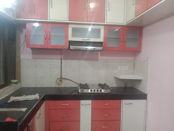 Kitchen in 2 BHK Apartment at Runwal Garden City, Balkum Pada – for Rent