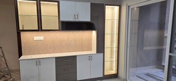 Kitchen in 3 BHK Apartment at Brigade Citadel, Moti Nagar – for Rent