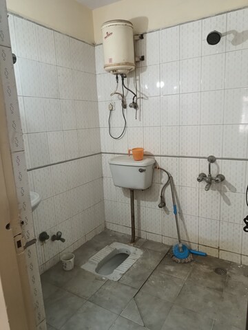 Bathroom in 2 BHK Apartment at Windsor and Nova Society, Ahinsa Khand 2 – for Rent