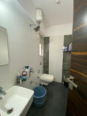 Bathroom in 2 BHK Apartment at Gurukrupa Marina Enclave, Malad West – for Rent