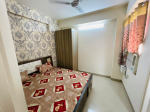 Bedroom in 2 BHK Apartment at Manglam Aadhar, Keshupura – for Rent