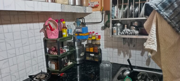 Kitchen, burari 2 Bedroom 450 Sq.Ft. Independent House In Burari Delhi 9296346