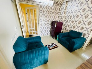 Living Room in 2 BHK Apartment at Manglam Aadhar, Gandhi Path – for Rent