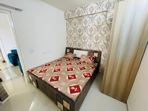 Bedroom in 2 BHK Apartment at Manglam Aadhar, Gandhi Path – for Rent