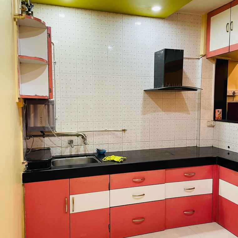 Kitchen, samarth-nagar 2 Bedroom 850 Sq.Ft. Builder Floor In Wadgaon Sheri Pune 9296594