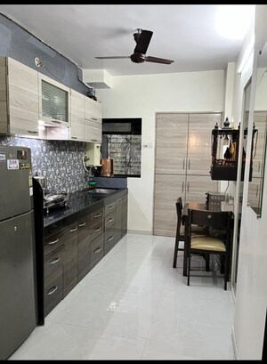 Kitchen in 1 BHK Apartment at Atharva CHS Charai, Charai – for Rent