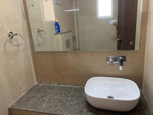 Bathroom in 3 BHK Apartment at Affinity Greens, International Airport Road – for Rent
