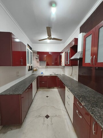 Kitchen in 3 BHK Builder Floor at Greater Kailash I – for Rent