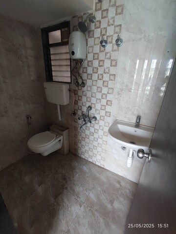 Bathroom in 2 BHK Apartment at Bhoomi Acropolis, Virar West – for Rent