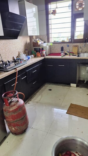 Kitchen in 3 BHK Builder Floor at Green Fields Colony – for Rent