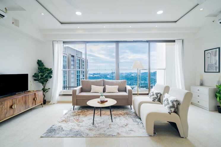 Living Room, runwal-bliss 3 Bedroom 1171 Sq.Ft. Apartment In Kanjurmarg East Mumbai 9296880