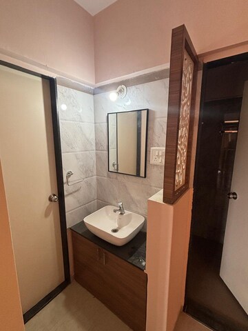 Bathroom in 1 BHK Apartment at Pandit Javdekar Red Earth, Pirangut – for Rent