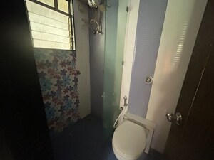 Bathroom in 2 BHK Apartment at Hiranandani Estate, Ghodbunder Road – for Rent