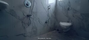 Bathroom in 3 BHK Apartment at Bengal Shelter Akankha, Rajarhat – for Sale