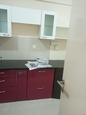 Kitchen in 2.5 BHK Apartment at Hiranandani Canary, Ghodbunder Road – for Rent