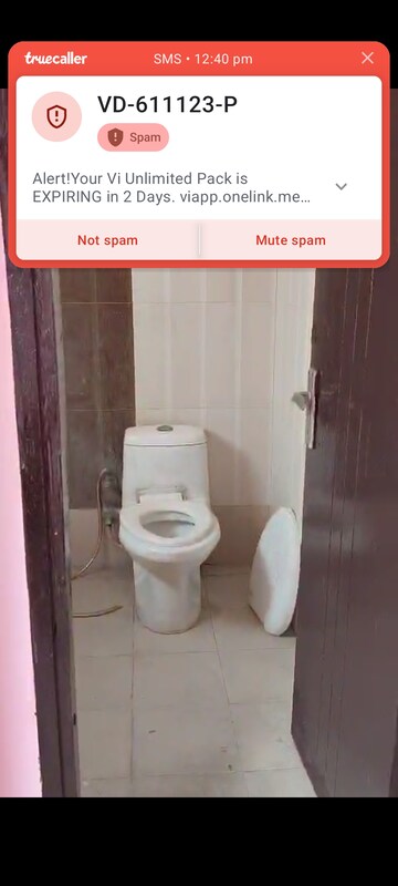 Bathroom in 2.5 BHK Apartment at AVJ Heightss, Zeta I Greater Noida – for Rent