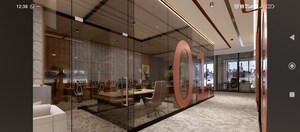 Building Lobby in  Office Space in IT/SEZ at SAS Diamond Towers, Financial District – for Sale