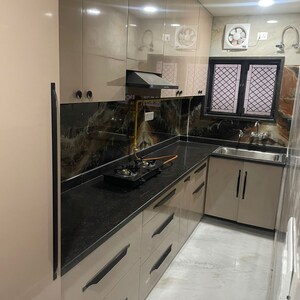 Kitchen in 1 BHK Apartment at NDMC Housing Complex, Rohini Sector 11 – for Rent