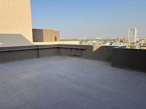 Terrace in 3 BHK Penthouse at Bhadaj – for Rent