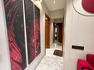 Building Lobby in 3 BHK Apartment at Transcon Triumph Tower, Andheri West – for Rent