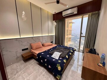 Bedroom in 3 BHK Apartment at Transcon Triumph Tower, Andheri West – for Rent