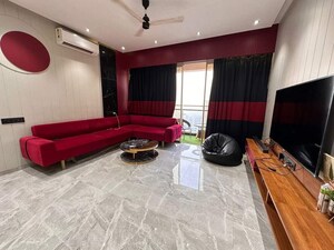 Kitchen in 3 BHK Apartment at Transcon Triumph Tower, Andheri West – for Rent