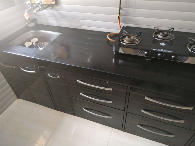 Kitchen, db-parkwoods 3 Bedroom 1345 Sq.Ft. Apartment In Kasarvadavali Thane 9297049