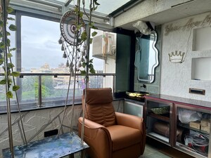 Living Room in 3 BHK Apartment at Versova – for Rent