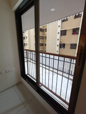 Balcony in 2.5 BHK Apartment at Chandak 34 Park Estate, Goregaon West – for Rent