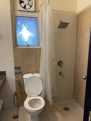 Bathroom in 3 BHK Builder Floor at Ansal API Esencia, Sector 67 – for Rent