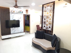 Living Room in 3 BHK Apartment at Lodha Splendora, Ghodbunder Road – for Rent