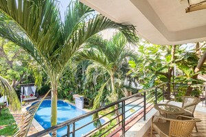 Balcony in 6 BHK Villa at Candolim – for Rent