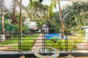 Balcony in 6 BHK Villa at Candolim – for Rent