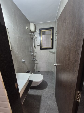 Bathroom in 1 BHK Apartment at Shiv Sai Paradise, Majiwada – for Sale