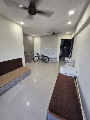 Building Lobby in 1 BHK Apartment at Shiv Sai Paradise, Majiwada – for Sale