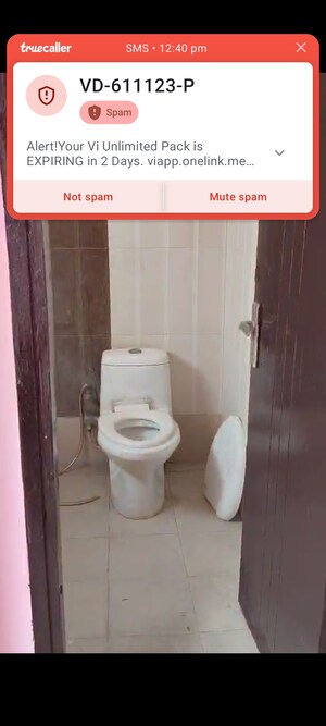 Bathroom in 3 BHK Builder Floor at Parsvnath Platinum, Sector Swarn Nagri – for Sale