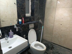 Bathroom in 3 BHK Apartment at Kabra Metro One, Andheri West – for Rent
