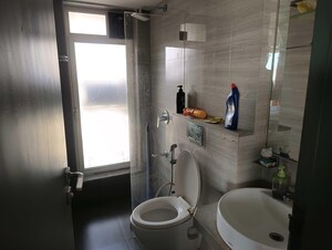 Bathroom in 3 BHK Apartment at Kabra Metro One, Andheri West – for Rent