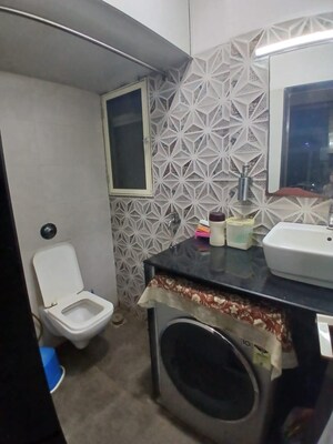 Bathroom in 1 BHK Apartment at Shree Riddhi Siddhi Sumukh Hills, Kandivali East – for Rent