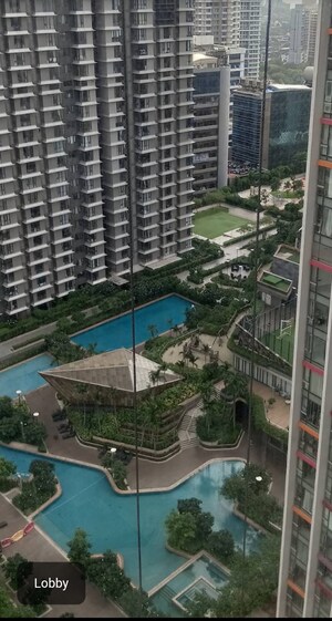 Balcony in 3 BHK Apartment at Lodha The Park, Worli – for Rent