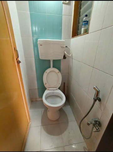 Bathroom in 1 BHK Apartment at Indralok Heights, Bhayandar East – for Rent