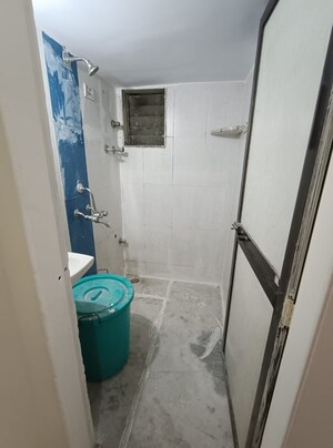 Bathroom in 1 BHK Apartment at Kopar Khairane – for Rent
