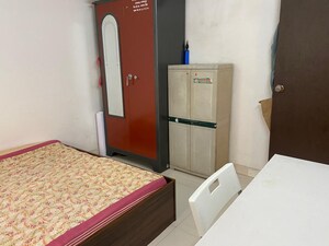 Bedroom in 3 BHK Apartment at Wisteriaa Fortune, Wakad – for Rent