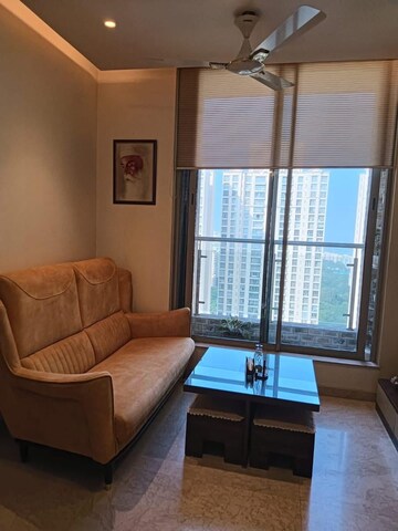 Living Room in 2 BHK Apartment at One Hiranandani Park Hampton, Ghodbunder Road – for Rent