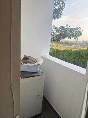 Balcony in 1 BHK Builder Floor at Lake View Complex, Dhakoli – for Sale