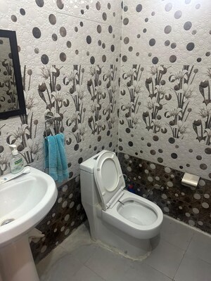 Bathroom in 1 BHK Builder Floor at Lake View Complex, Dhakoli – for Sale