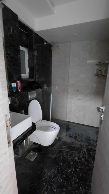 Bathroom in 3 BHK Apartment at Kabra Metro One, Andheri West – for Rent