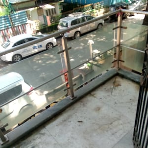 Balcony in 4 BHK Villa at Unnat Nagar CHS, Goregaon West – for Rent