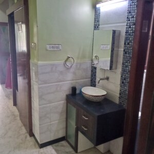 Bathroom in 4 BHK Villa at Unnat Nagar CHS, Goregaon West – for Rent